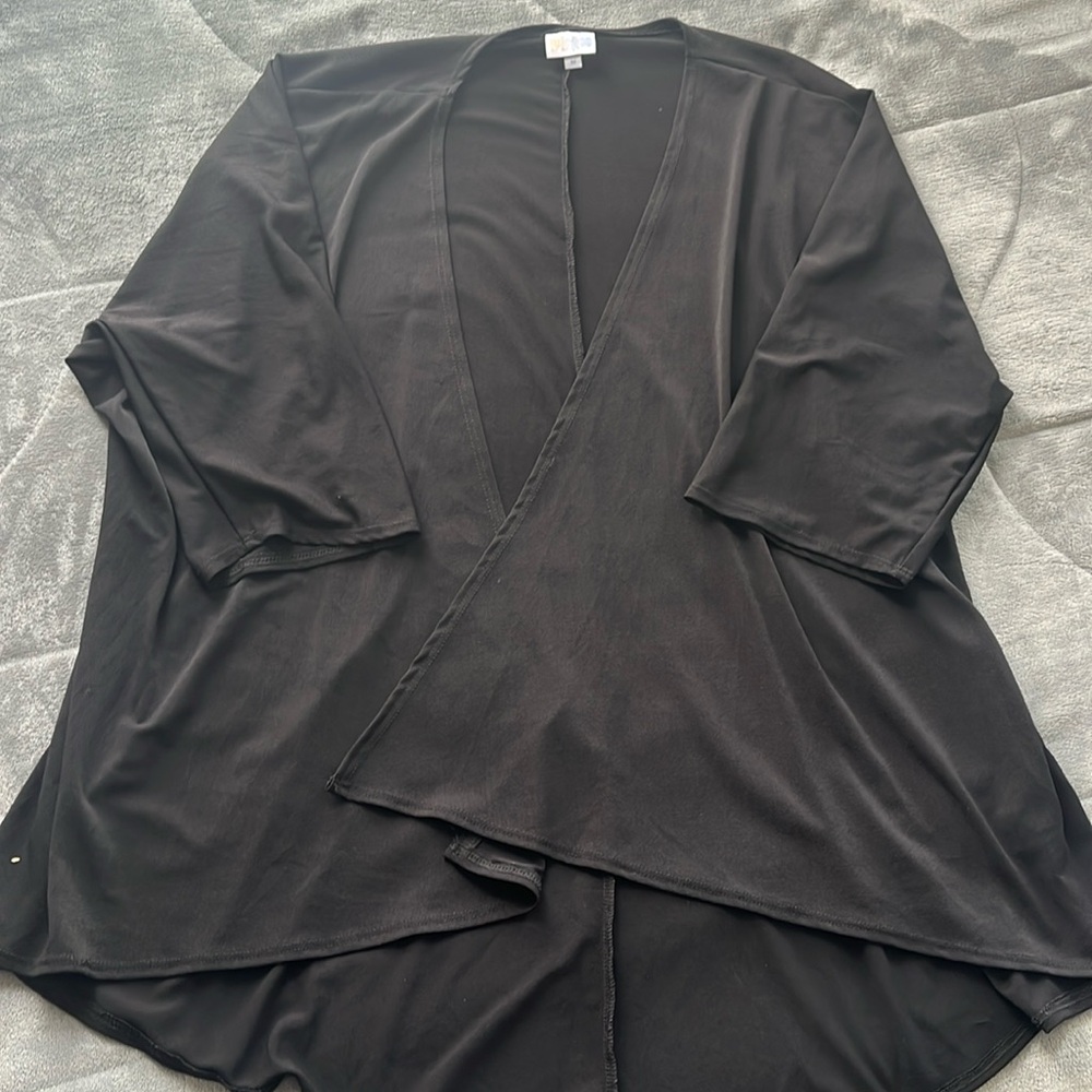 M LuLaRoe black cardigan